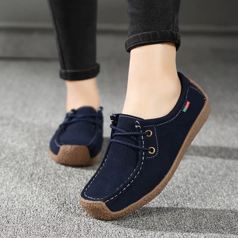 Malen - Damen-Turnschuhe aus Wildleder
