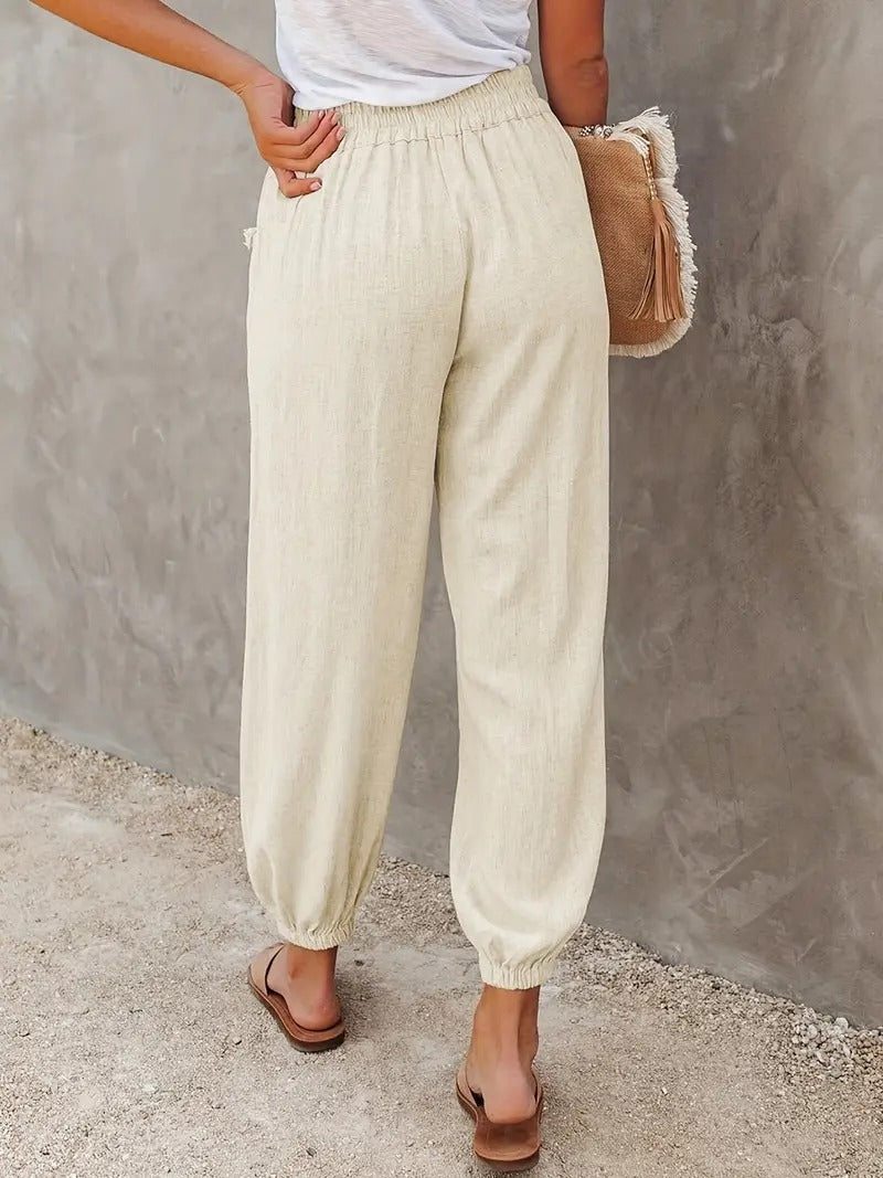 Seraphina | Lange Hose mit Atmungsaktivem Stoff und Luxuriösem Komfort für Frauen