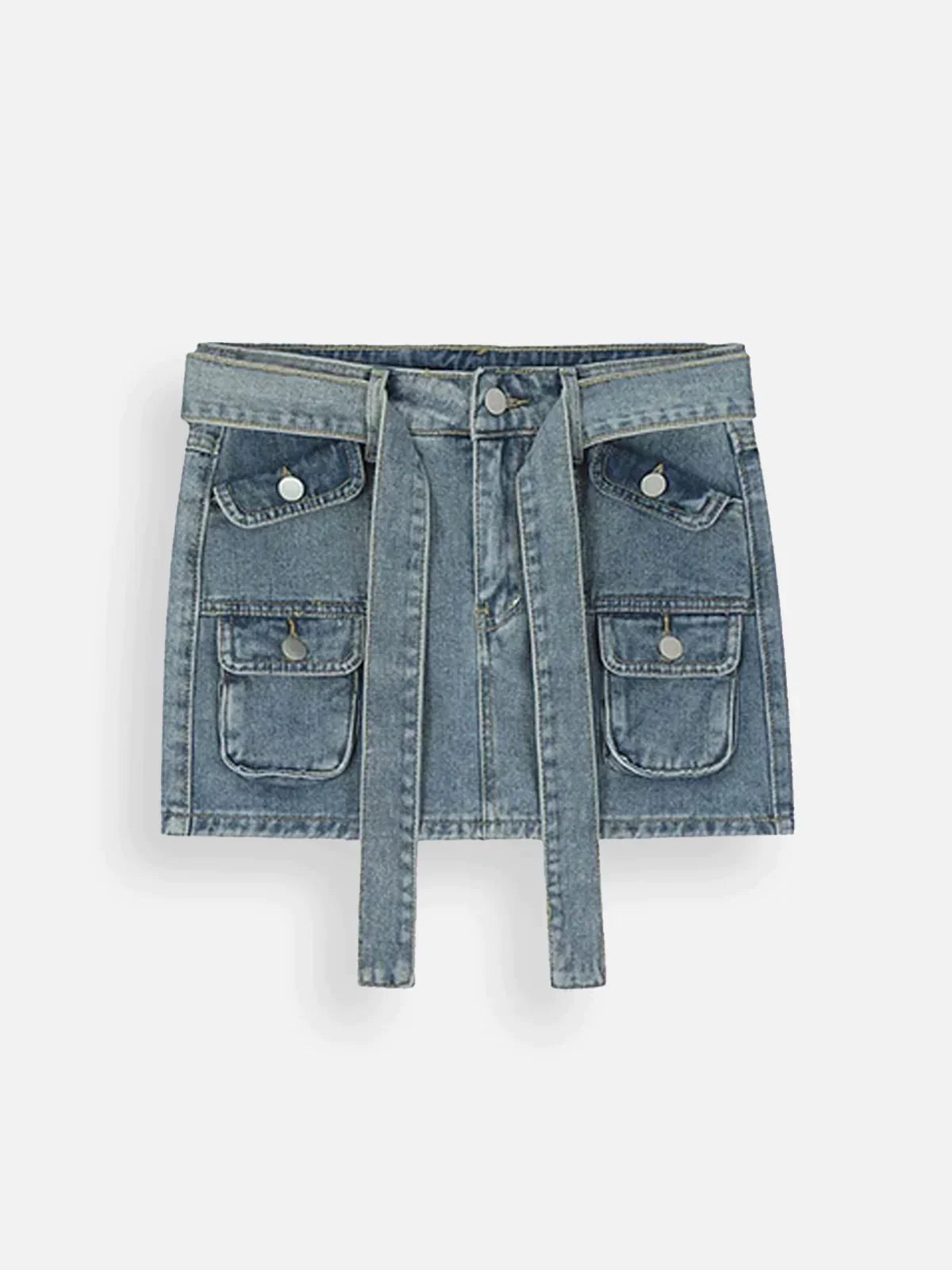 Livia | Denim-Rock mit Praktischen Taschen und Modernem Design für Frauen