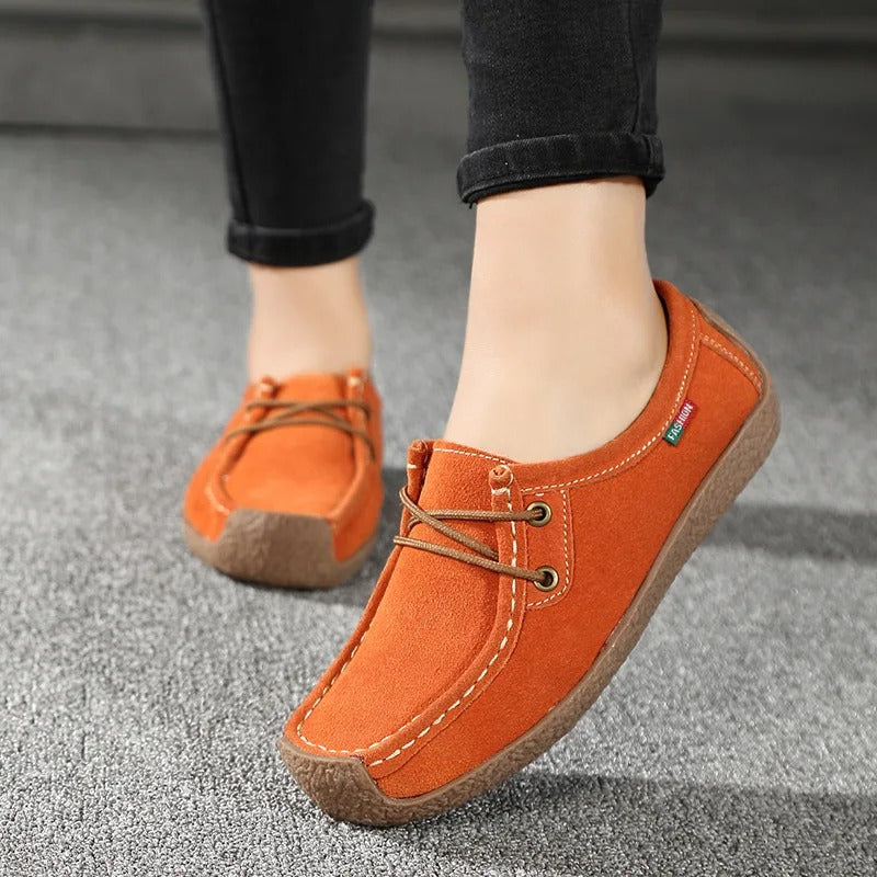 Malen - Damen-Turnschuhe aus Wildleder