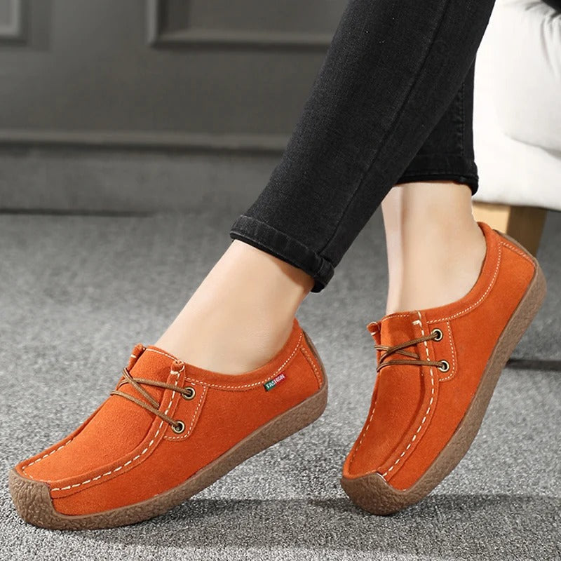 Malen - Damen-Turnschuhe aus Wildleder