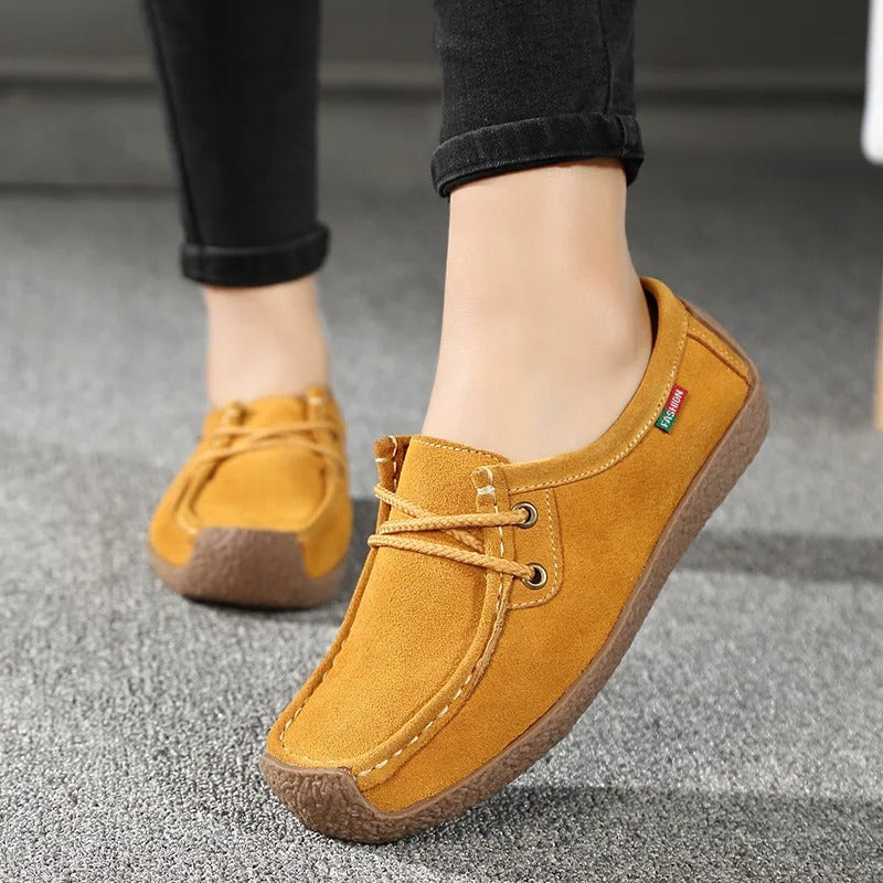 Malen - Damen-Turnschuhe aus Wildleder