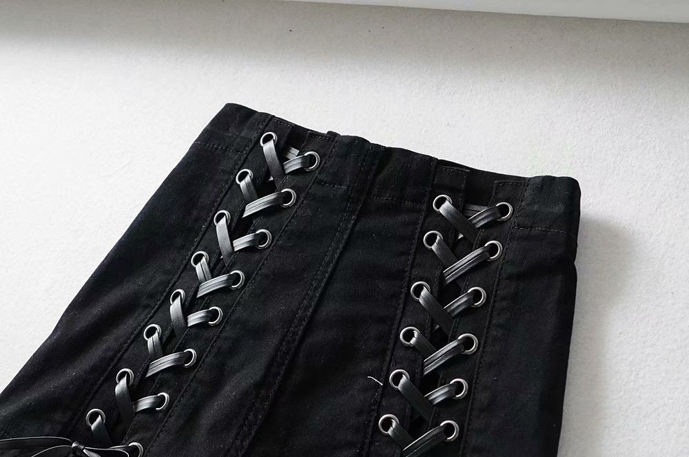 Livia | Denim-Shorts mit Eleganter Passform und Hoher Taille für Frauen