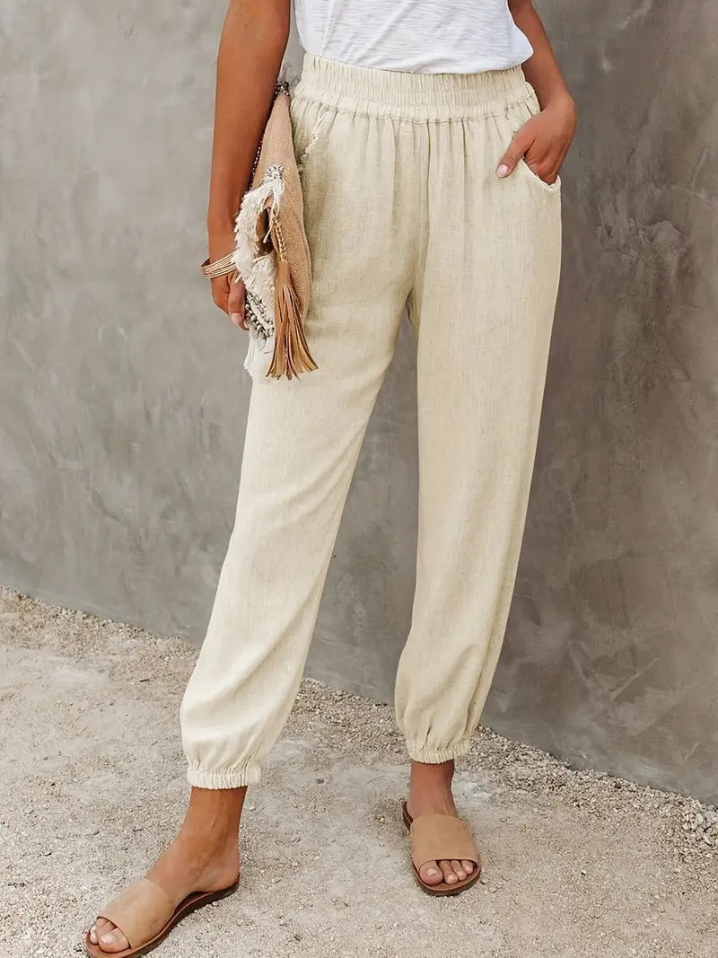 Seraphina | Lange Hose mit Atmungsaktivem Stoff und Luxuriösem Komfort für Frauen