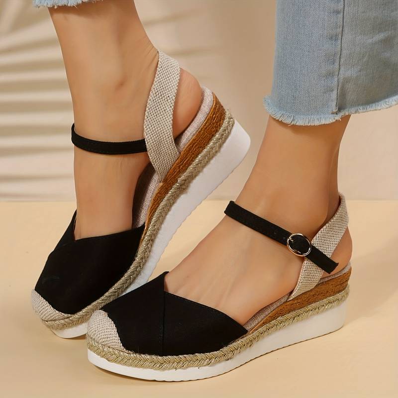 Gina - Bequeme Plateau-Sandalen