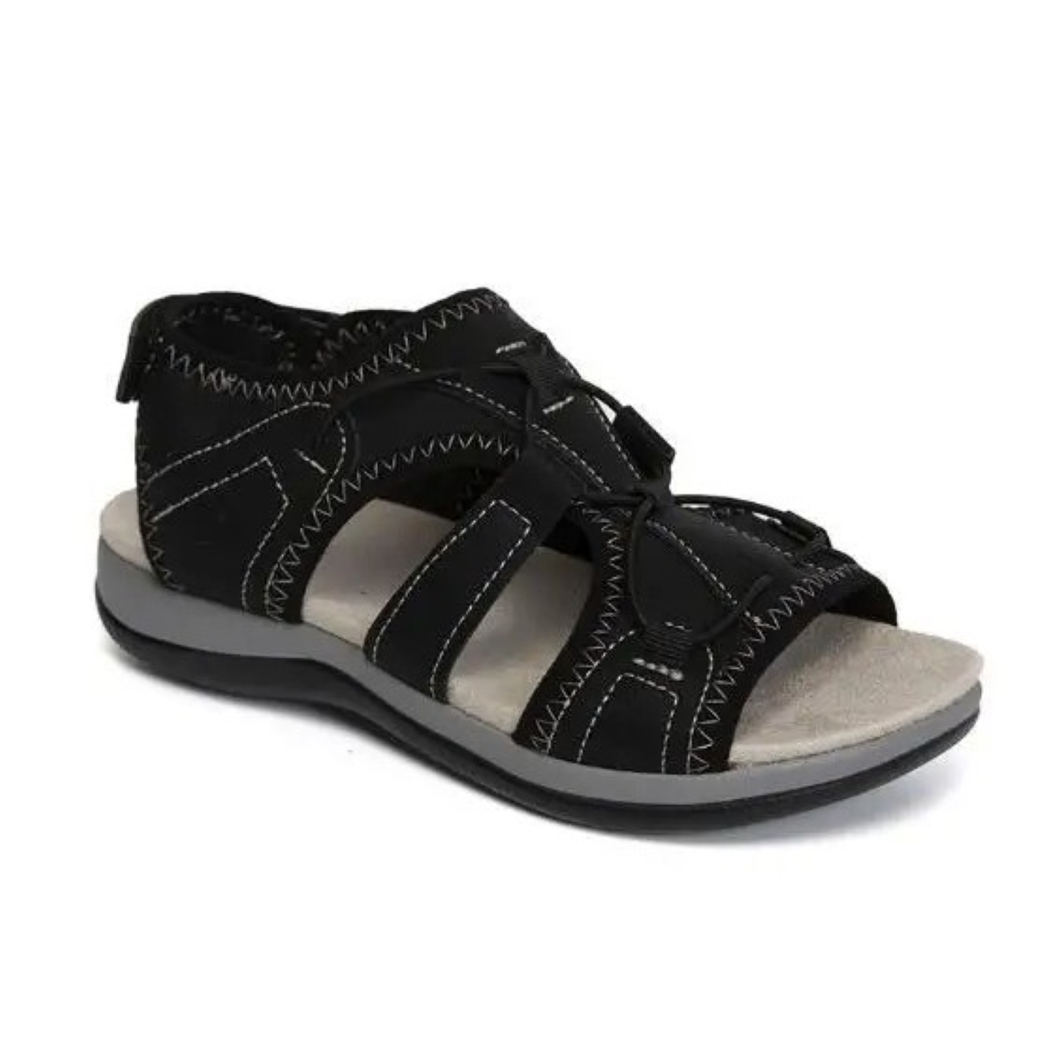 VIDA Damen Sandalen mit kontrastierendem Kordeldetail