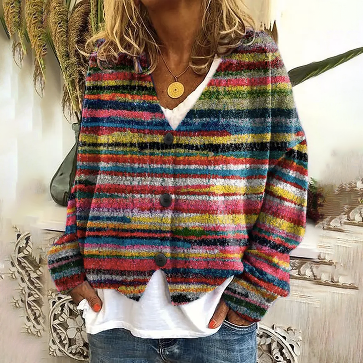 Siena | Pullover mit Eleganter V-Ausschnitt und Hochwertigem Material für Damen