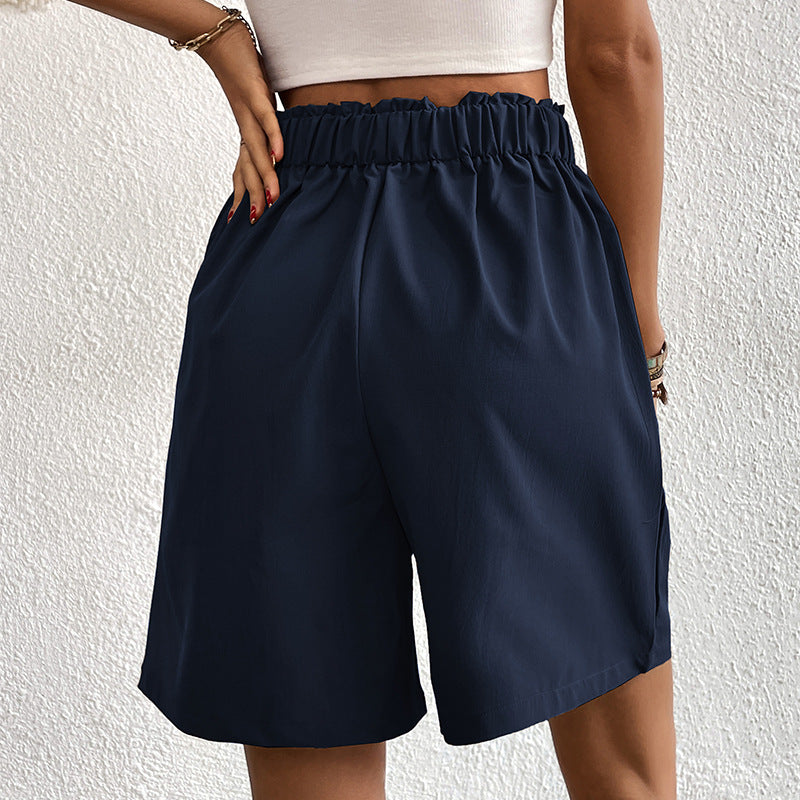 Liora | Shorts mit Hoher Taille und Weitem Bein für Damen