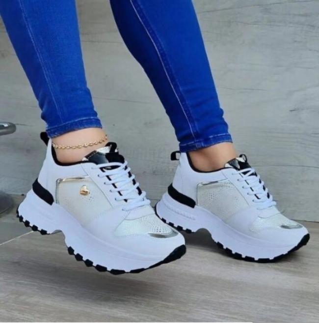 Nymeria - Damen Plateau Turnschuhe