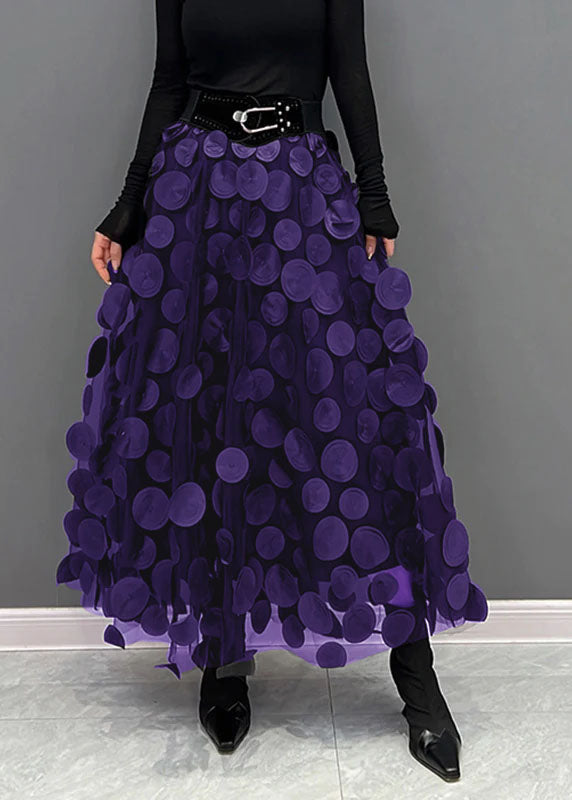Celestine | Tüllrock mit Elegantem Dot Patchwork Design für Frauen