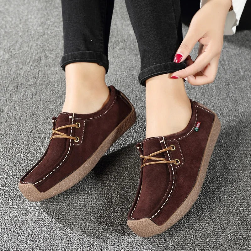 Malen - Damen-Turnschuhe aus Wildleder