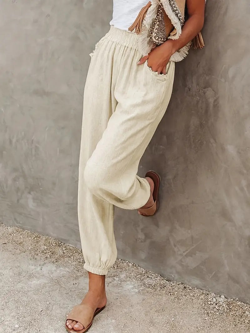 Seraphina | Lange Hose mit Atmungsaktivem Stoff und Luxuriösem Komfort für Frauen