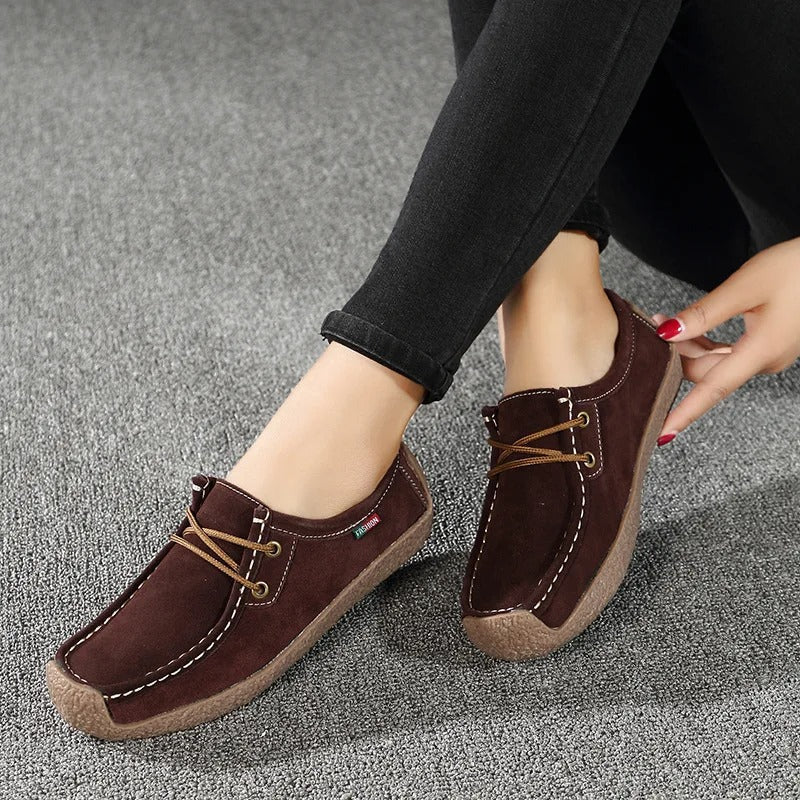 Malen - Damen-Turnschuhe aus Wildleder