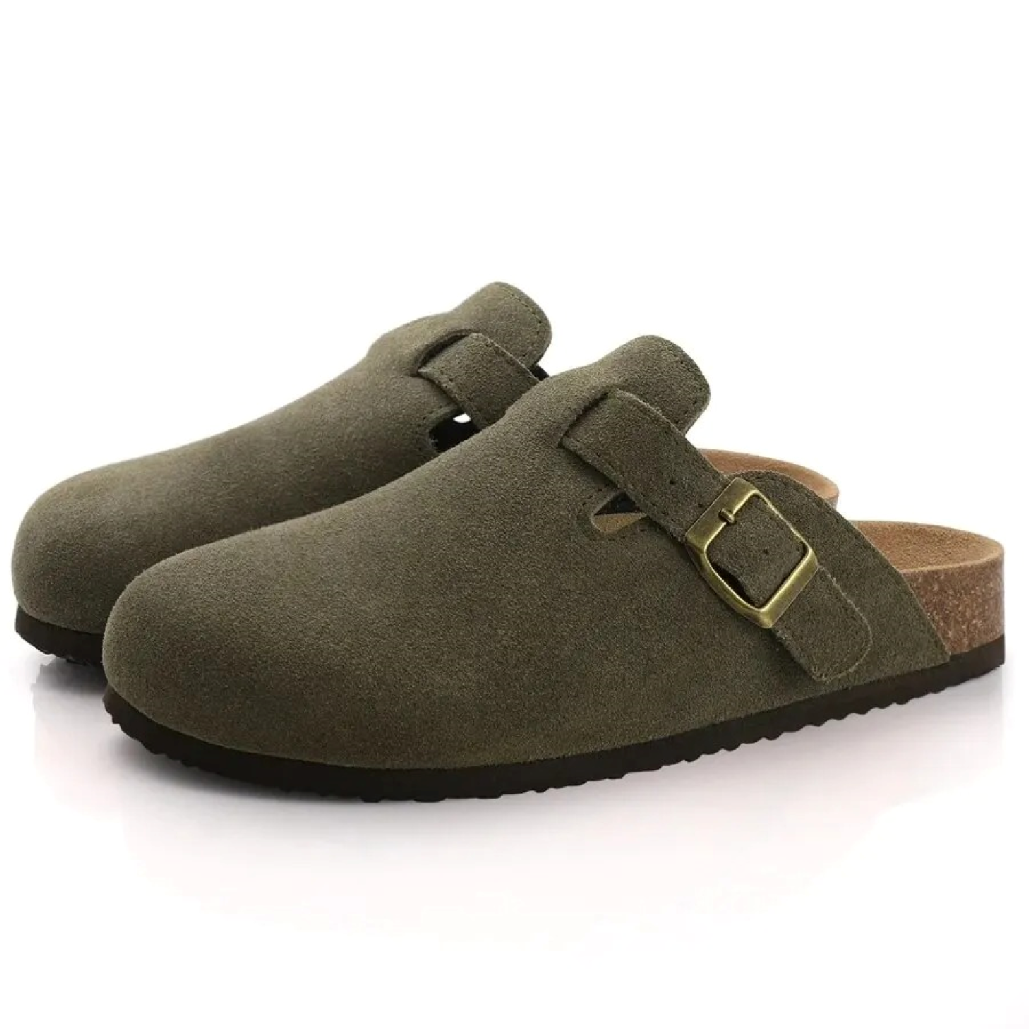 VIDA Damen Sandalen mit Korksohle und Schleifenunterstützung