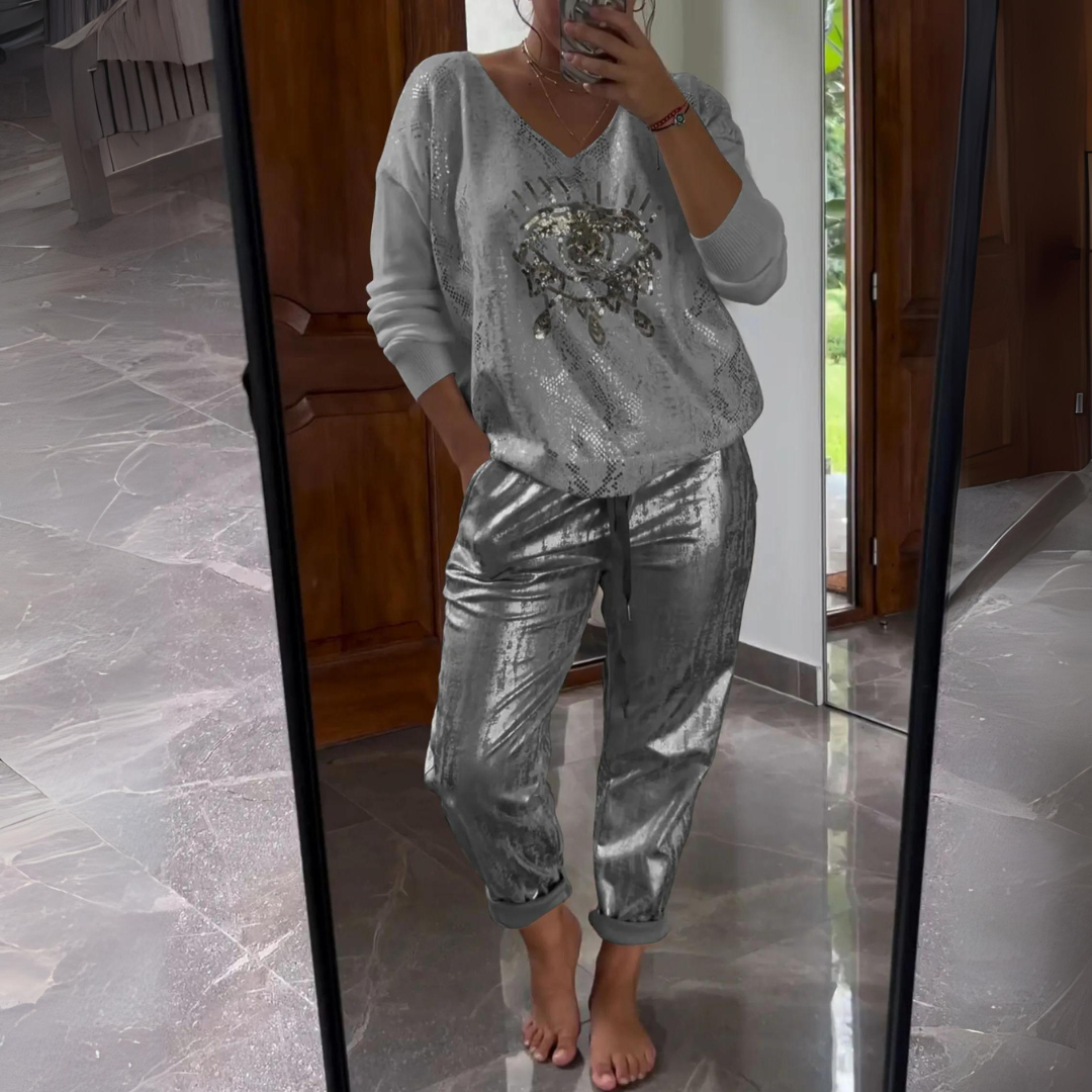 Celestia | Bluse und Hose mit Chic und Komfort für Frauen