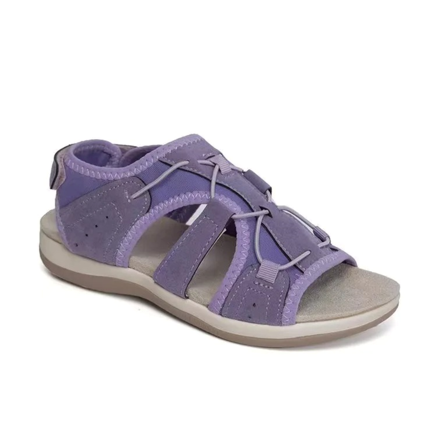 VIDA Damen Sandalen mit kontrastierendem Kordeldetail