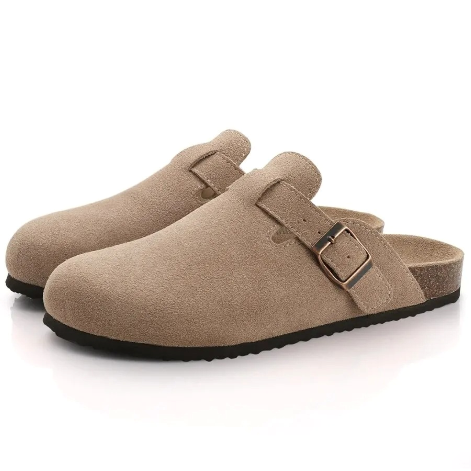 VIDA Damen Sandalen mit Korksohle und Schleifenunterstützung