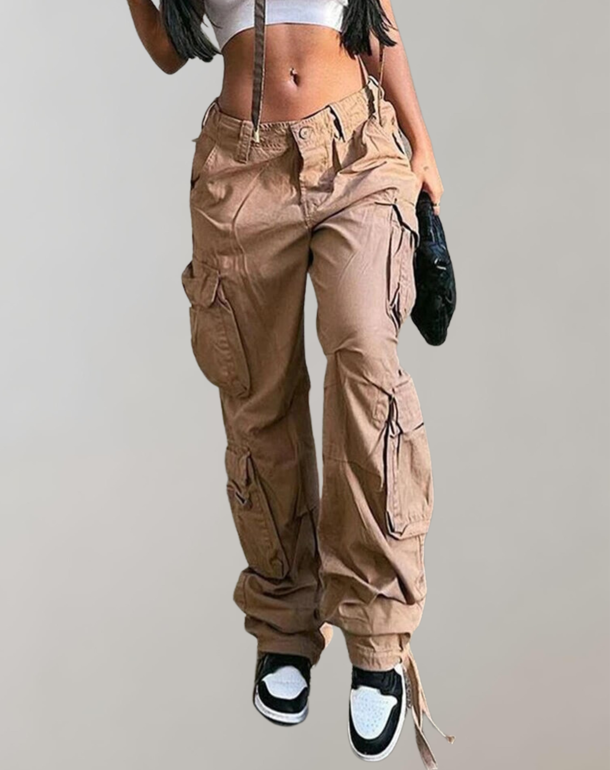 Livia | Cargohose mit Vintage-Charme und Funktionalen Taschen für Damen