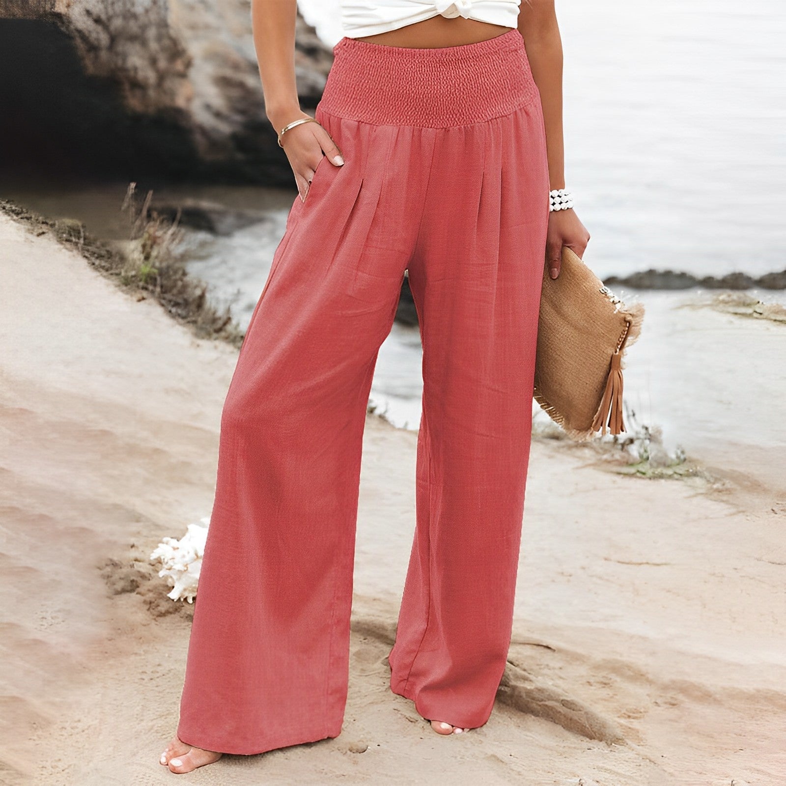 Aurelia | Hose mit Weiten Beinen und Bequemem Schnitt für Damen