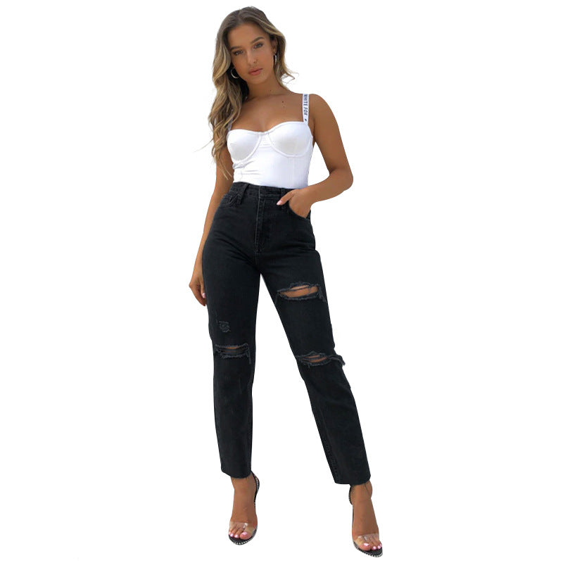 Zara | Zerrissene Jeans mit lässigem Stil und Distressed-Details für Abenteuerlustige