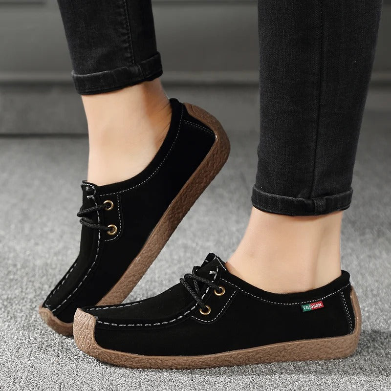 Malen - Damen-Turnschuhe aus Wildleder