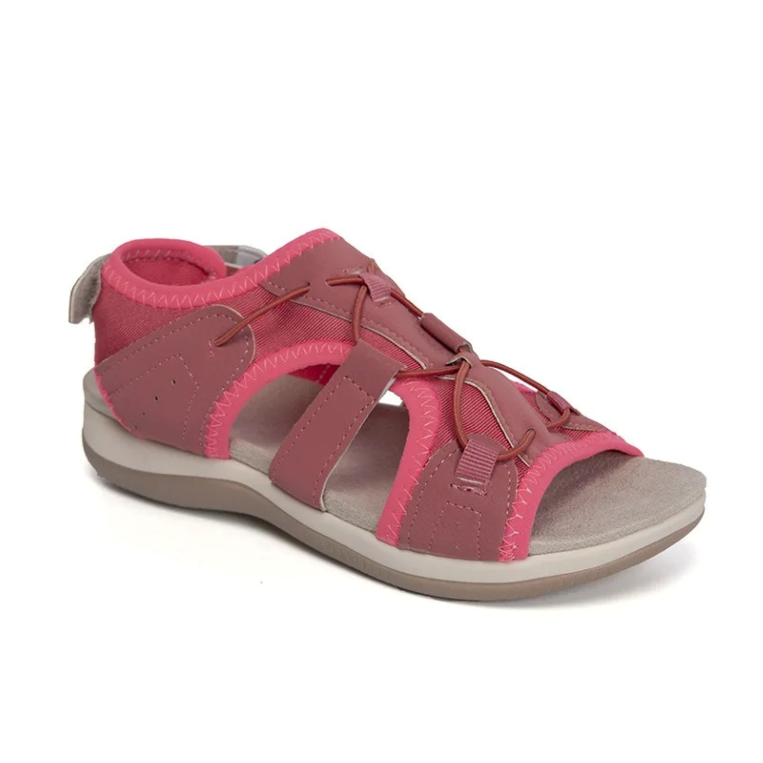 VIDA Damen Sandalen mit kontrastierendem Kordeldetail