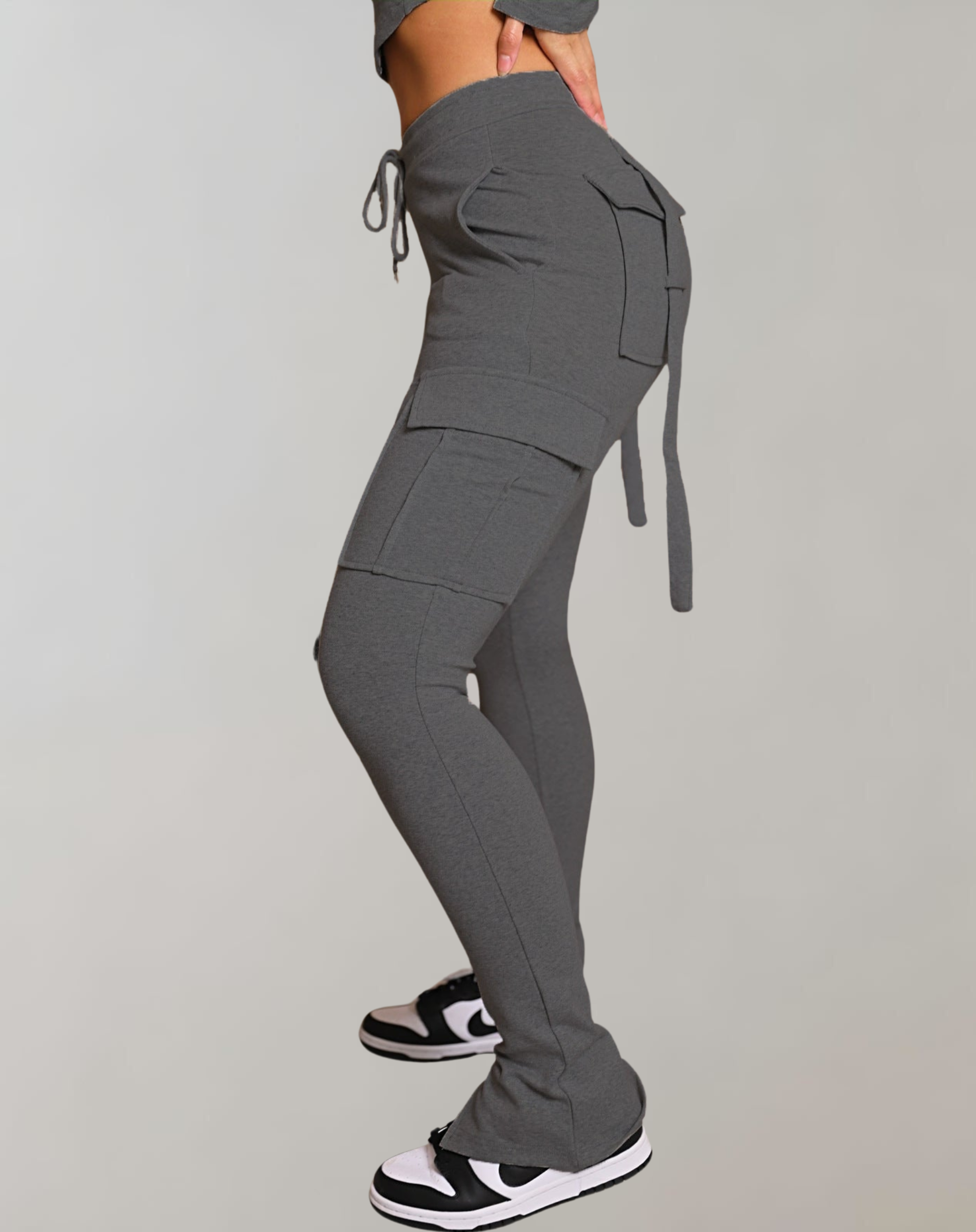 Mira | Cargohose mit Vintage-Charme und Hohem Bund für Damen