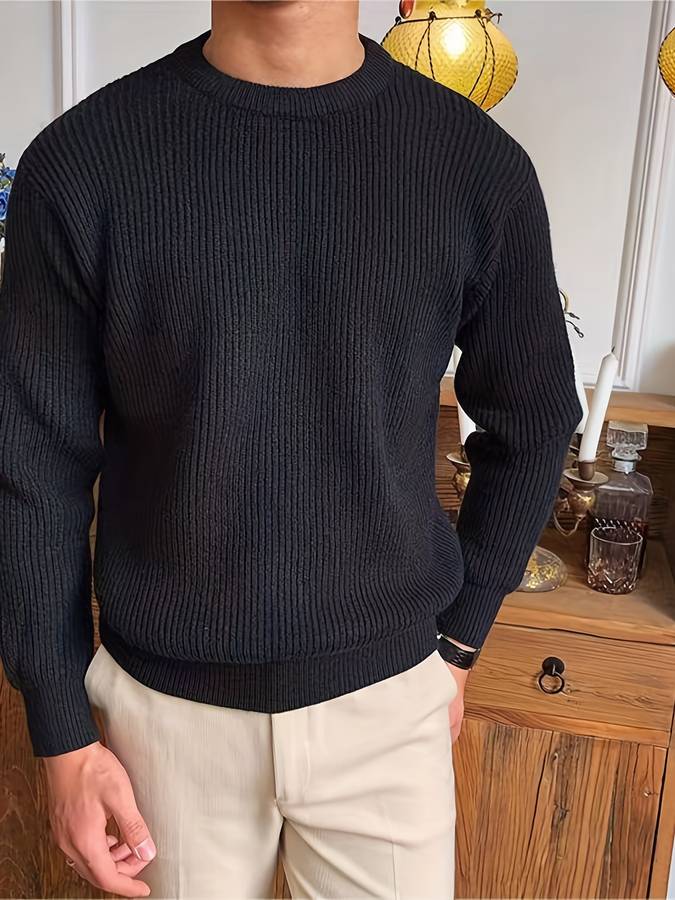 Lorian | Herrenpullover mit Strukturiertem Design und Eleganz für Stilbewusste