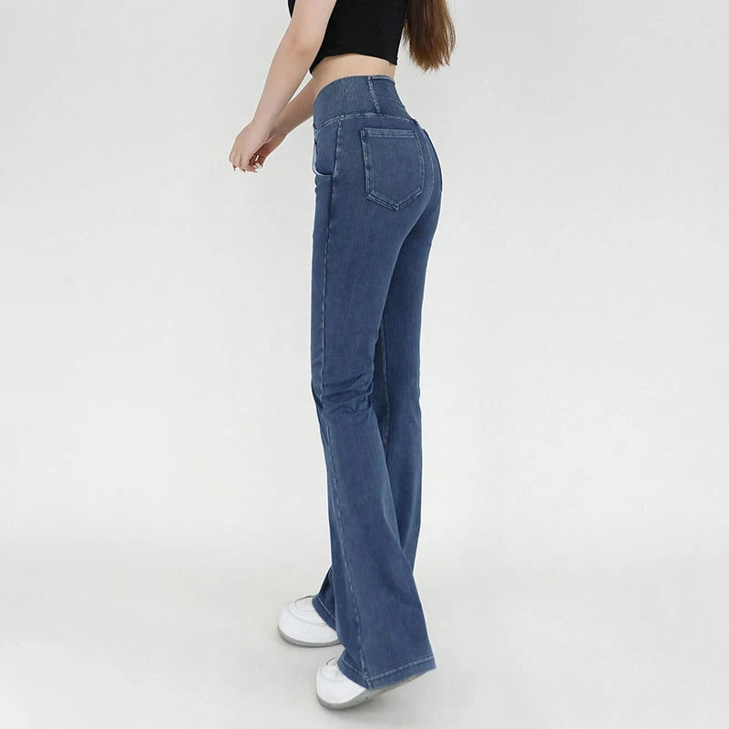 Livia | Denim-Leggings mit Ultimativem Komfort und Schmeichelnder Passform für Frauen