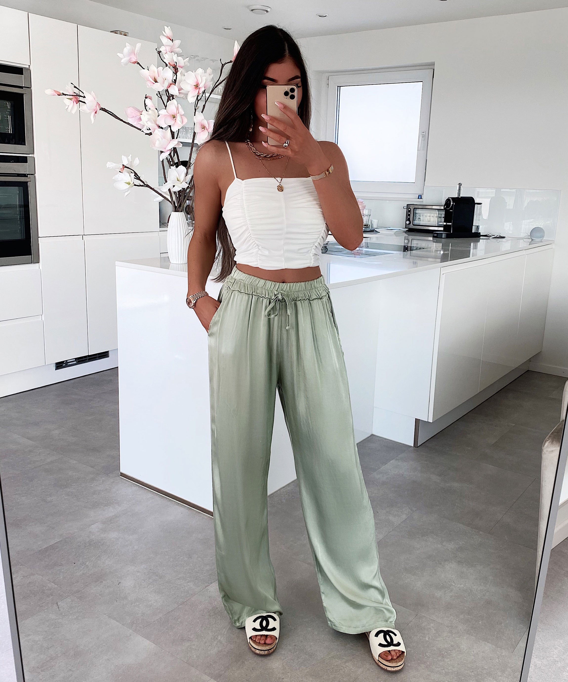 Soraya | Hose mit Elastischem Bund und Angenehmem Stoff für Frauen