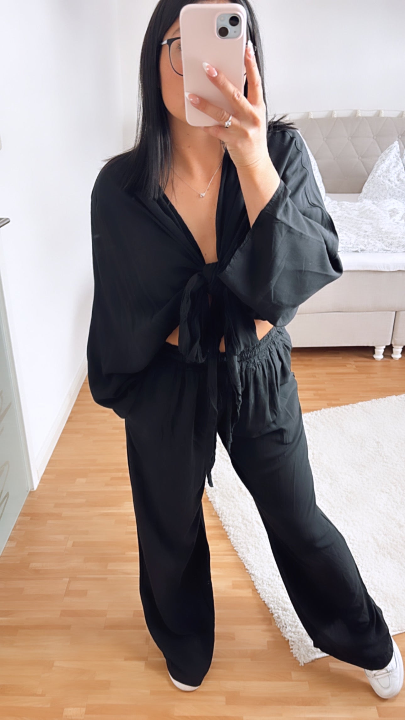 Celestia | Set mit luftiger Hose und Bolero-Oberteil für stilbewusste Frauen