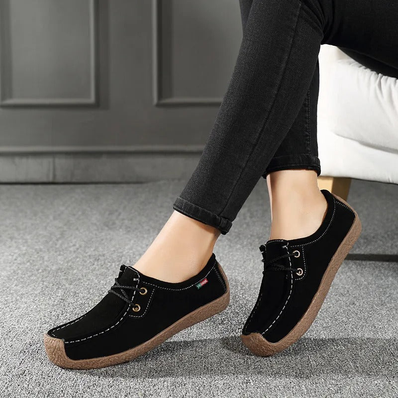 Malen - Damen-Turnschuhe aus Wildleder