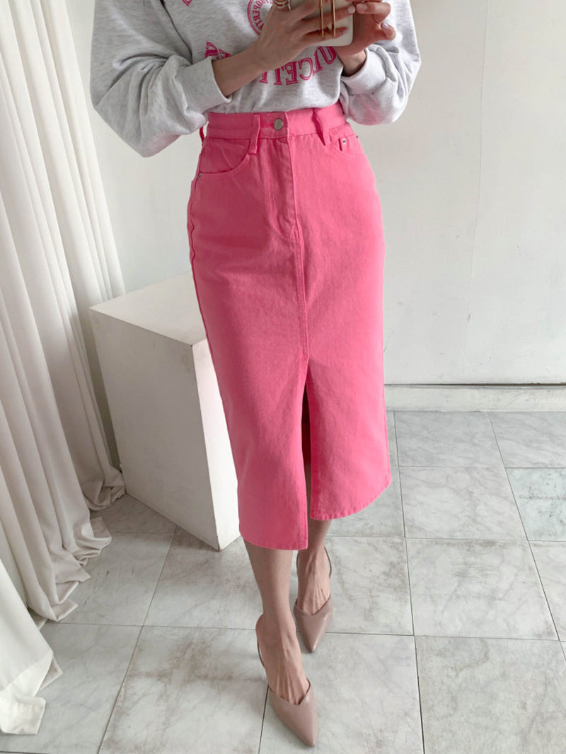 Celina | Jeansrock mit Eleganter Silhouette und Hoher Taille für Damen