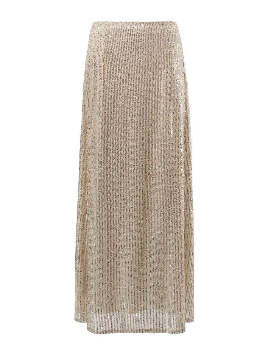 Celestia | Rock mit Eleganter Passform und Glitzernden Details für Damen
