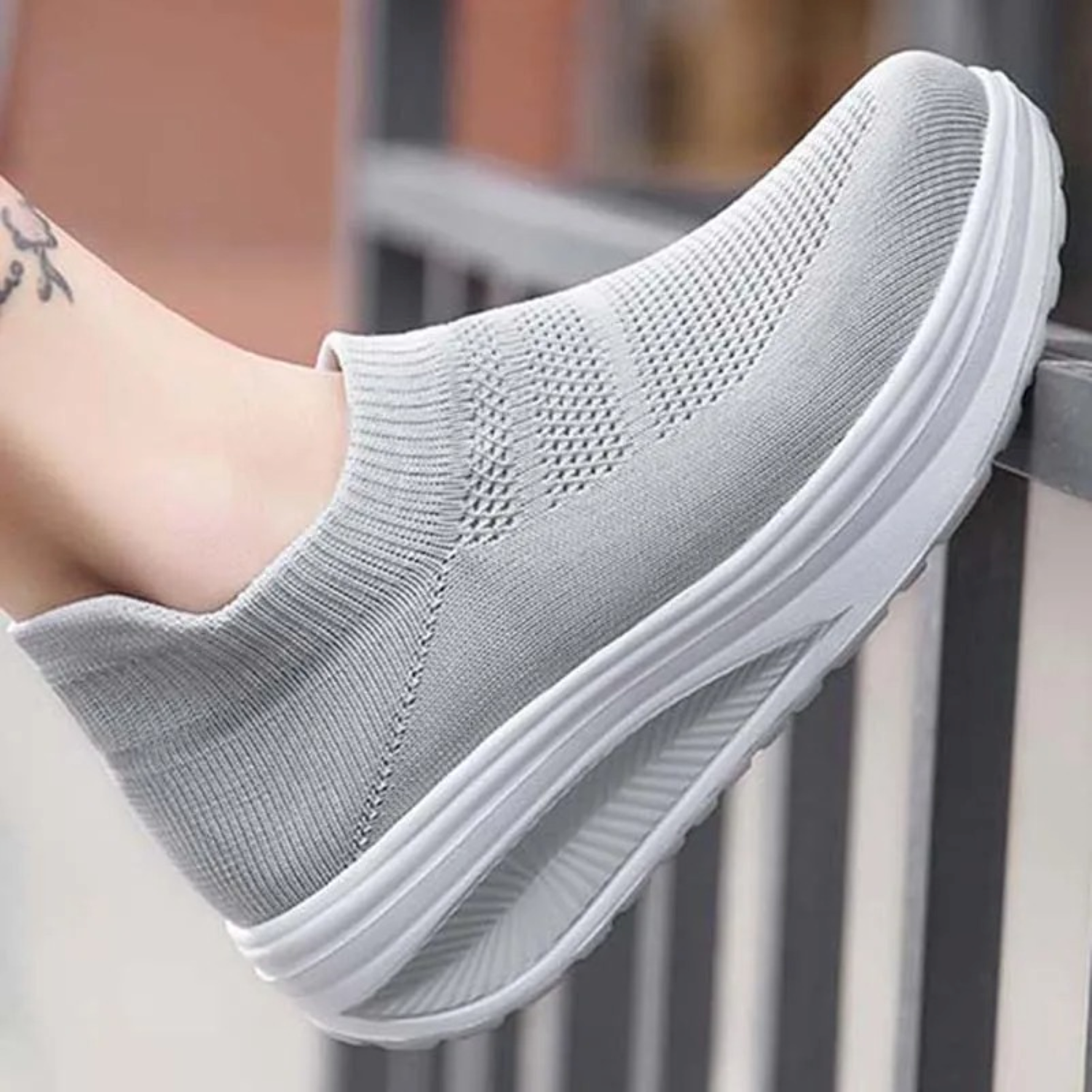 VIDA Mesh-Gewebe Vulkanisierte Damen Wanderschuhe