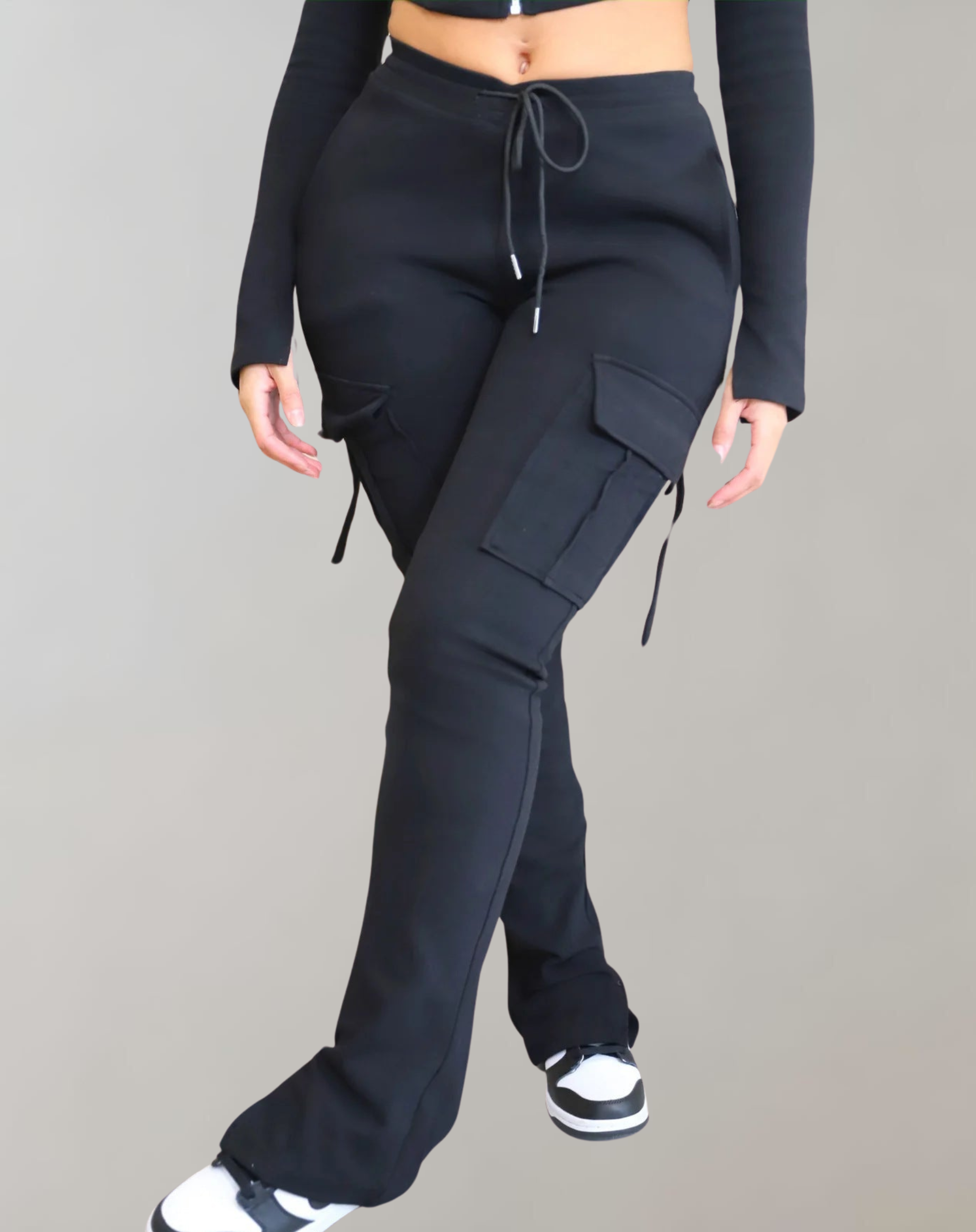 Mira | Cargohose mit Vintage-Charme und Hohem Bund für Damen