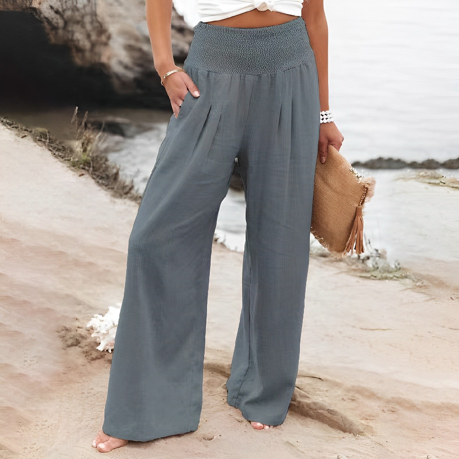 Aurelia | Hose mit Weiten Beinen und Bequemem Schnitt für Damen