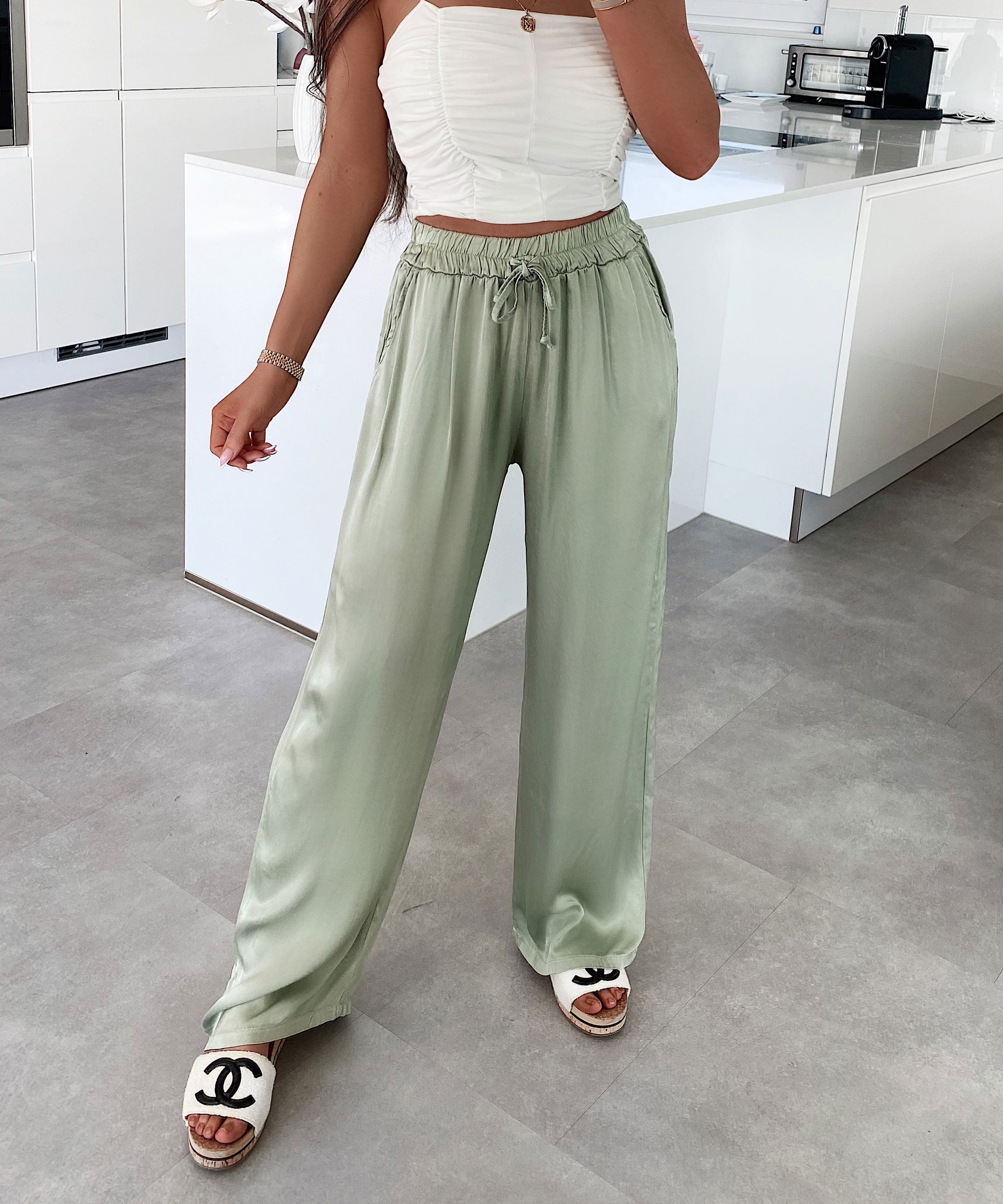Soraya | Hose mit Elastischem Bund und Angenehmem Stoff für Frauen