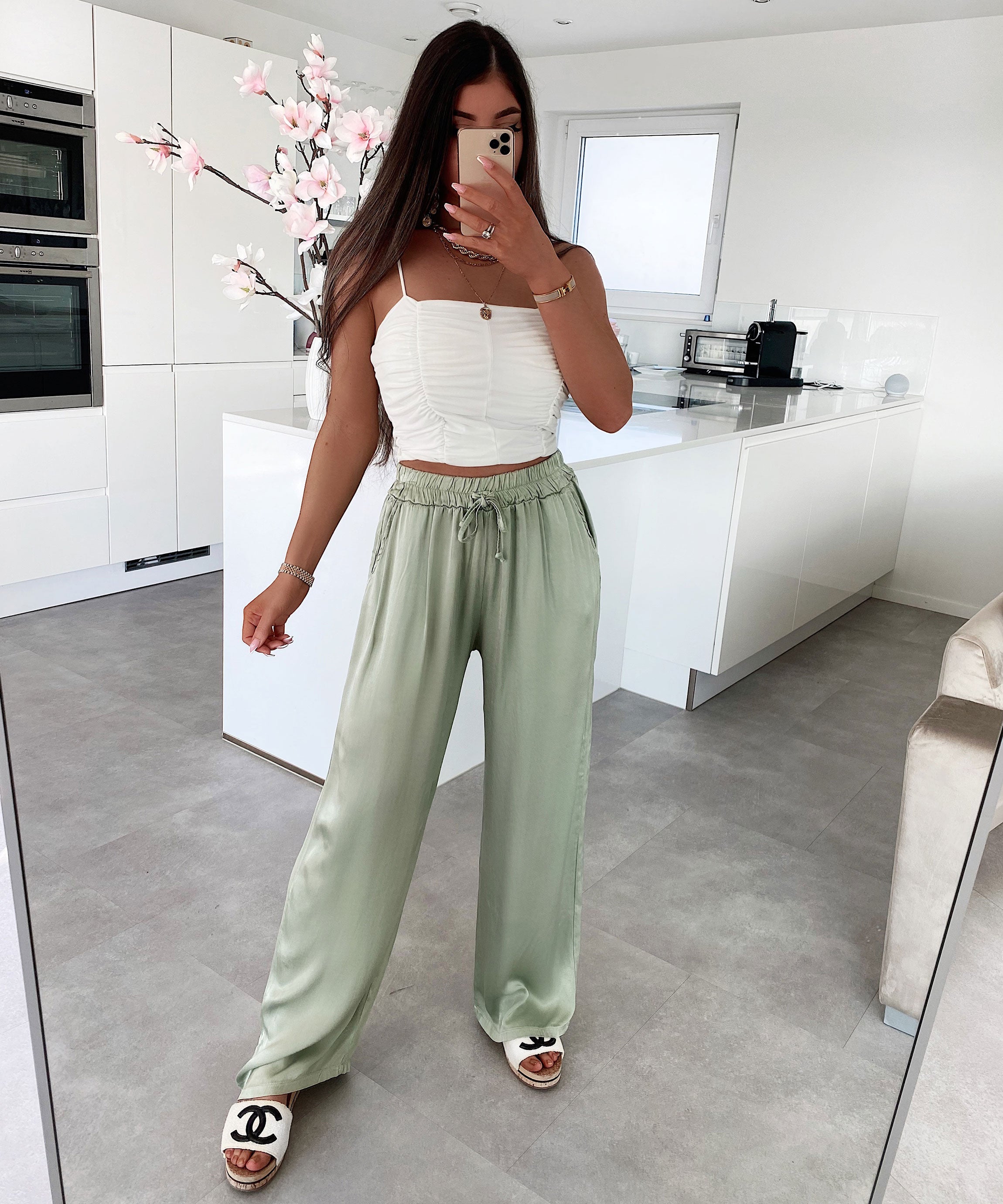 Soraya | Hose mit Elastischem Bund und Angenehmem Stoff für Frauen