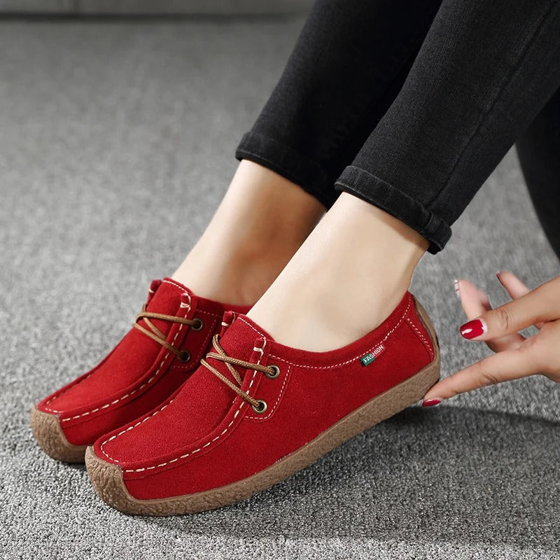 Malen - Damen-Turnschuhe aus Wildleder
