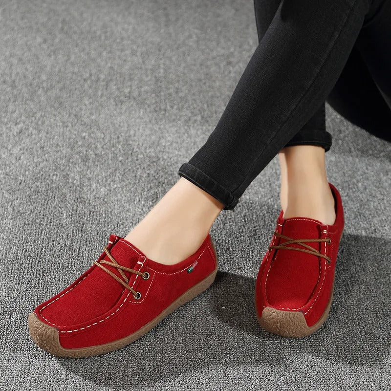 Malen - Damen-Turnschuhe aus Wildleder