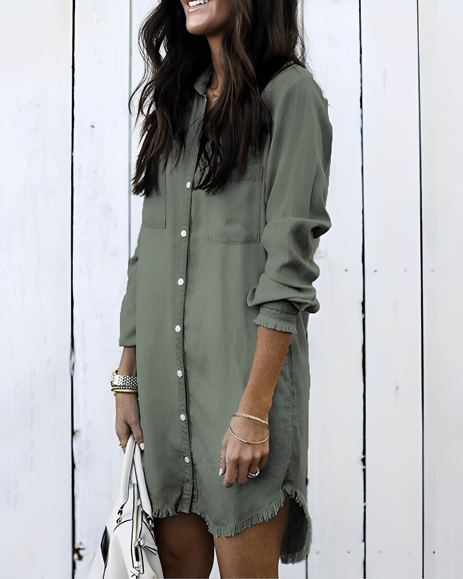 Zephyr | Denim Bluse - Stilvolle Jeansbluse mit Knöpfen für einen lässigen Look