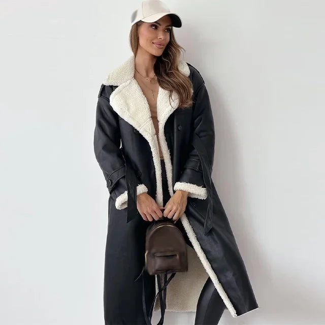 Celestia | Wintermantel aus Lammwolle mit Eleganter Passform für Damen