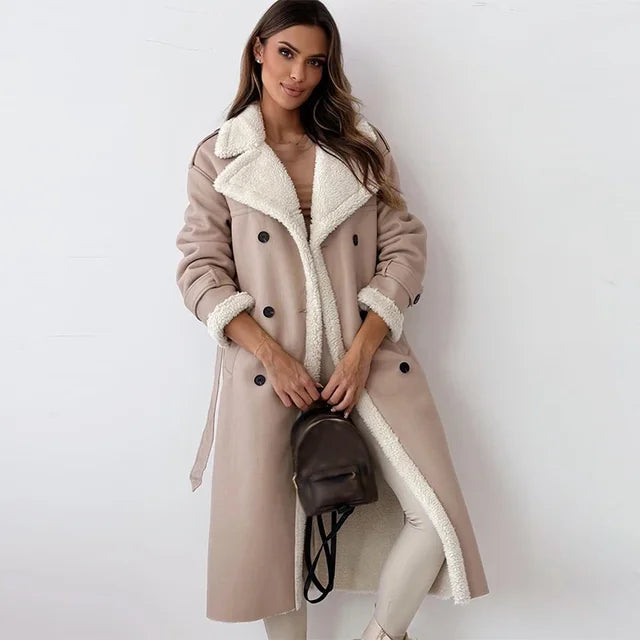 Celestia | Wintermantel aus Lammwolle mit Eleganter Passform für Damen