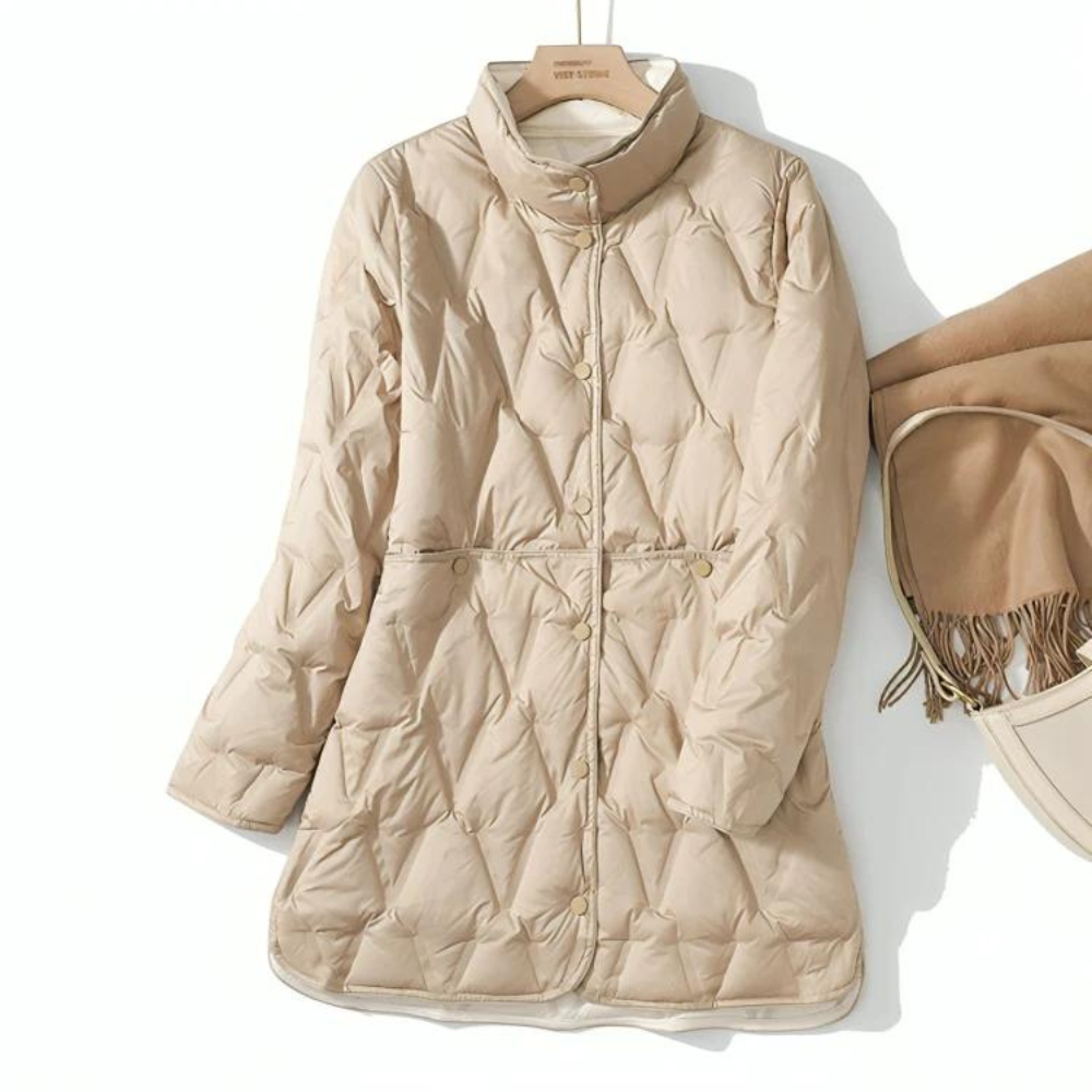 Celestia | Daunenjacke mit Exzellenter Wärmeisolierung und Elegantem Design für Damen