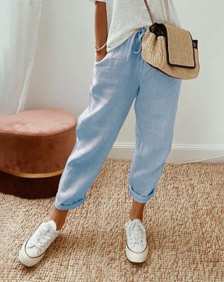 Livia | Baumwollhose mit elegantem Design und hochwertigem Stoff für Damen
