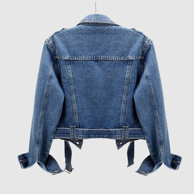 Luna | Jeansjacke mit Figur schmeichelndem Schnitt und Bequemem Denim für Damen