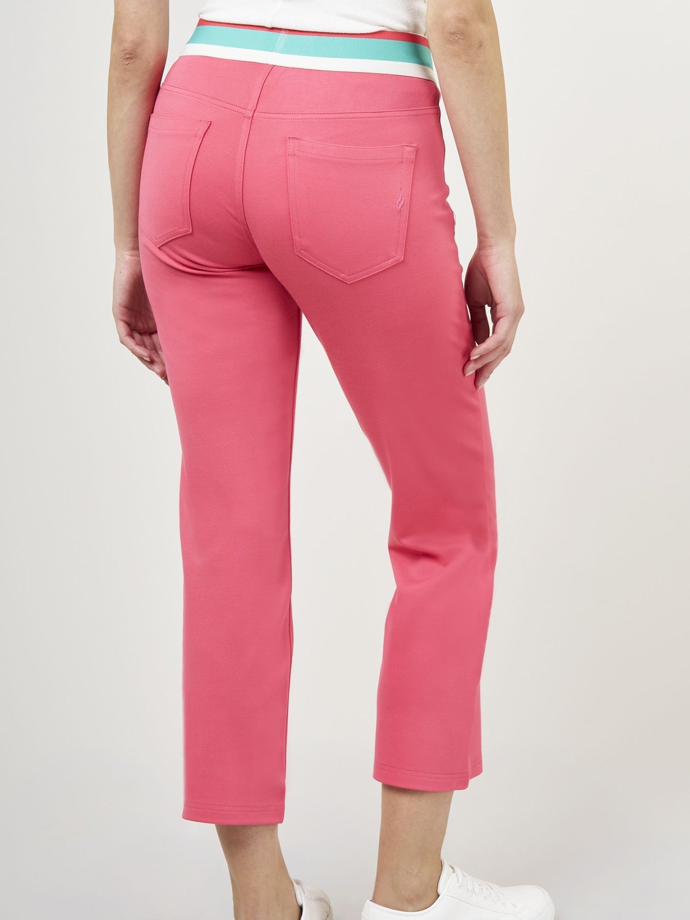 Livia | Cropped Flare Hose mit Bequemem Jersey-Stretch für Frauen