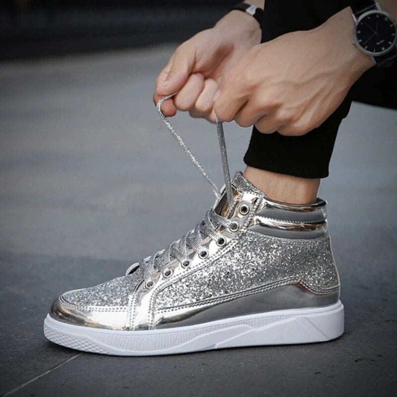 Frans - Glitzer Schuhe für Herren