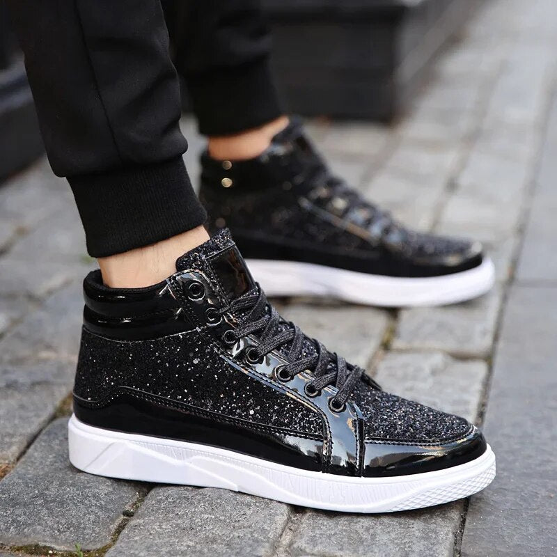 Frans - Glitzer Schuhe für Herren